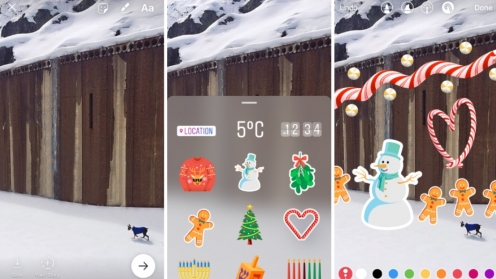 Novos stickers para Instagram Stories na versão 10.3 do app